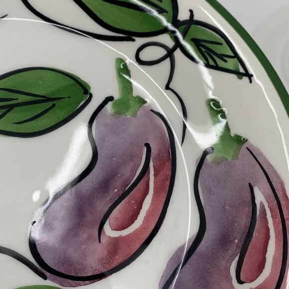 Vintage Ceramica San Marciano Hand Painted Italy Side Plates Four (4) - Picture 15 of 16